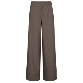 Co'couture NanaCC Pipping Wide Bukser, Mink